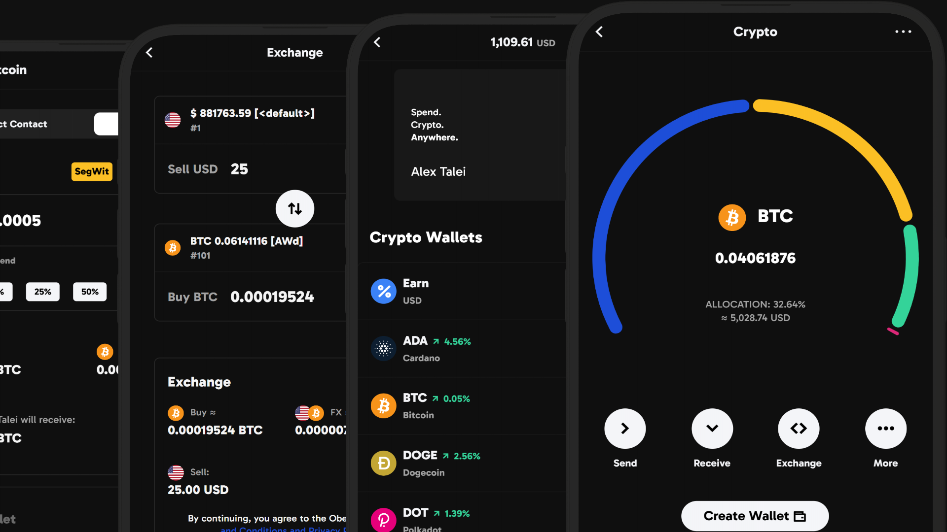 Obermind Crypto Exchange - Mobile App
