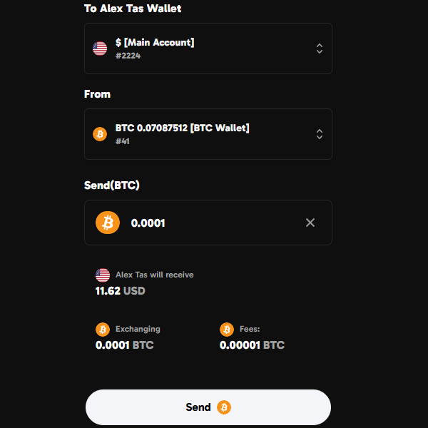 Obermind Web Trading Platform - Peer-2-Peer Payments - Fiat and Crypto